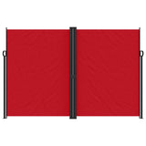 Vidaxx ausziehbarer Gartenschirm 220x1200 cm rot
