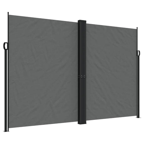 Vidaxx ausziehbarer Gartenschirm 220x1200 cm Anthrazit