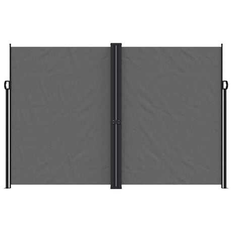 Vidaxx ausziehbarer Gartenschirm 220x1200 cm Anthrazit