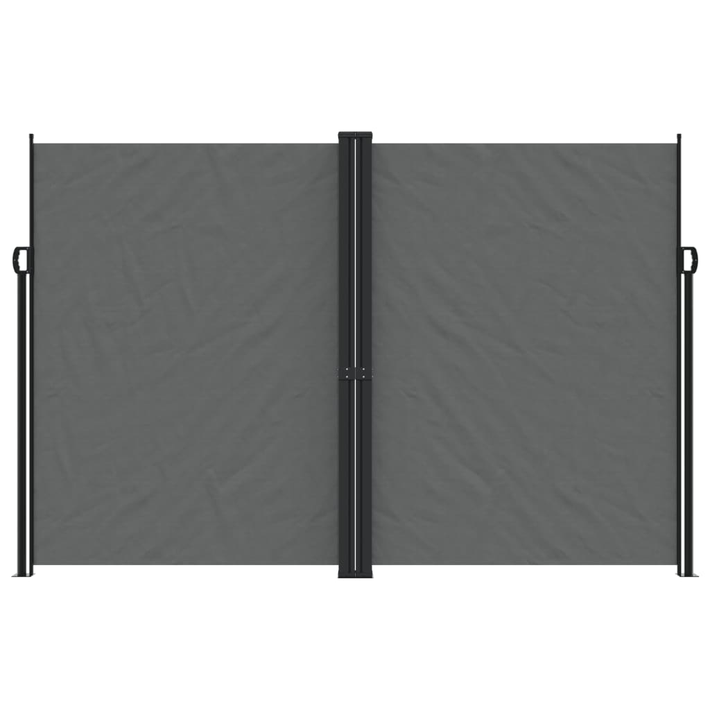 Vidaxl Garden Screen Extendable 220x1200 cm Anthracite -farget