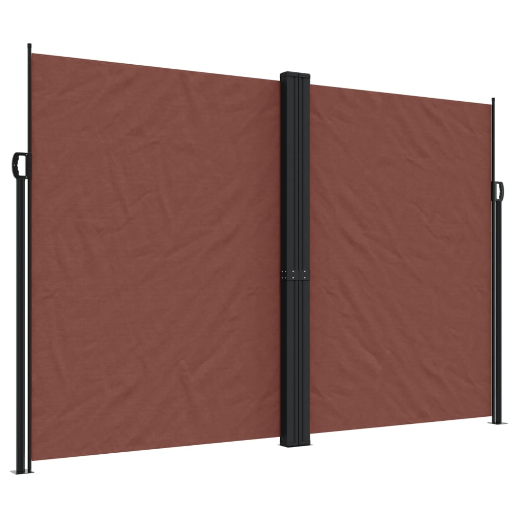 Vidaxl Garden Screen Wyciągalny 220x1200 cm brąz