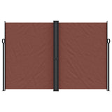 Vidaxx ausziehbarer Gartenschirm 220x1200 cm braun