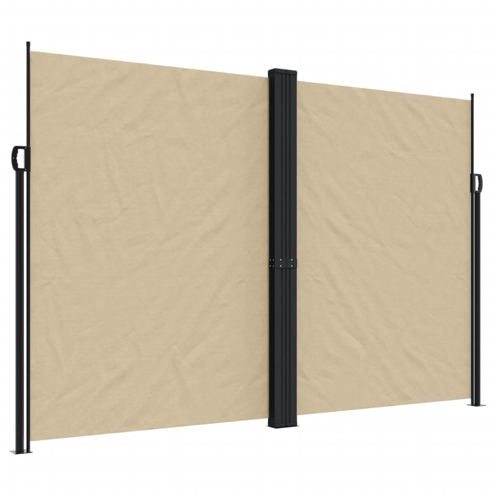 VidaXL Windshield Extendable 220x1200 cm Beige