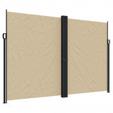 Vidaxx ausziehbarer Windschutz 220x1200 cm beige