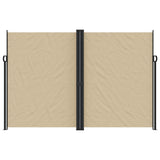 Vidaxx ausziehbarer Windschutz 220x1200 cm beige