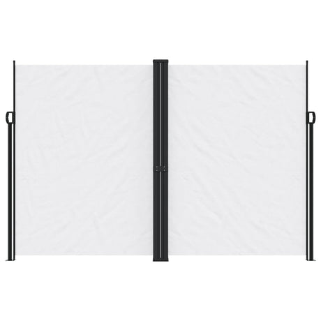 Vidaxx ausziehbarer Windschutz 220x1200 cm weiß