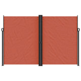 Vidaxx ausziehbarer Windschutz 220x1200 cm terrakottafarben