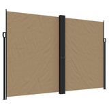 Vidaxx ausziehbarer Windschutz 220x1200 cm Taupe