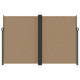 Vidaxx ausziehbarer Windschutz 220x1200 cm Taupe