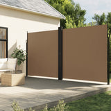 Vidaxx ausziehbarer Windschutz 220x1200 cm Taupe