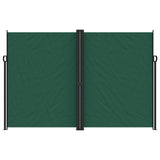 Pare-brise Vidaxl extensible 220x1200 cm vert foncé