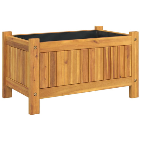 Vidaxx Pflanzgefäß mit Futter 54x31x30 cm aus massivem Akazienholz