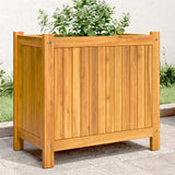 VIDAXL -planter med fôr 54x31x50 cm Solid Acacia Wood