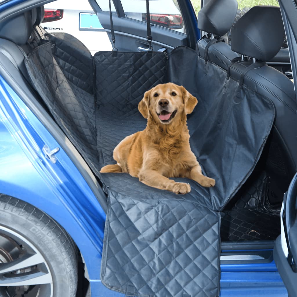 Vidaxl autostoelhoes voor honden 137x46x50 cm zwart