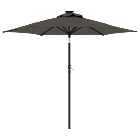 Vidaxx Sonnenschirm mit Stahlmast 225x225x212 cm Anthrazit
