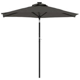 Vidaxx Sonnenschirm mit Stahlmast 225x225x212 cm Anthrazit