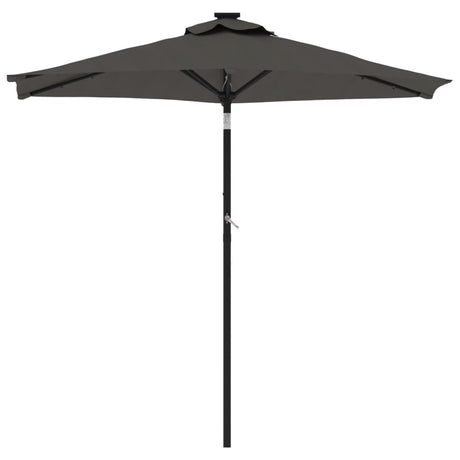 Vidaxx Sonnenschirm mit Stahlmast 225x225x212 cm Anthrazit