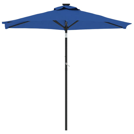 Vidaxx Sonnenschirm mit Stahlmast 225x225x212 cm azurblau