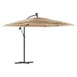 Vidaxl Parasol ze stalowym biegunem 246x246x230 cm brąz