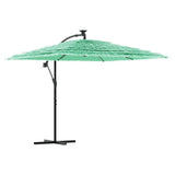 Vidaxl parasol avec poteau en acier 246x246x230 cm vert