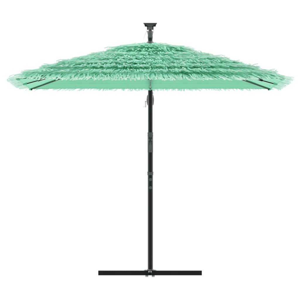 Vidaxl Parasol z jekleno palico 246x246x230 cm zelena