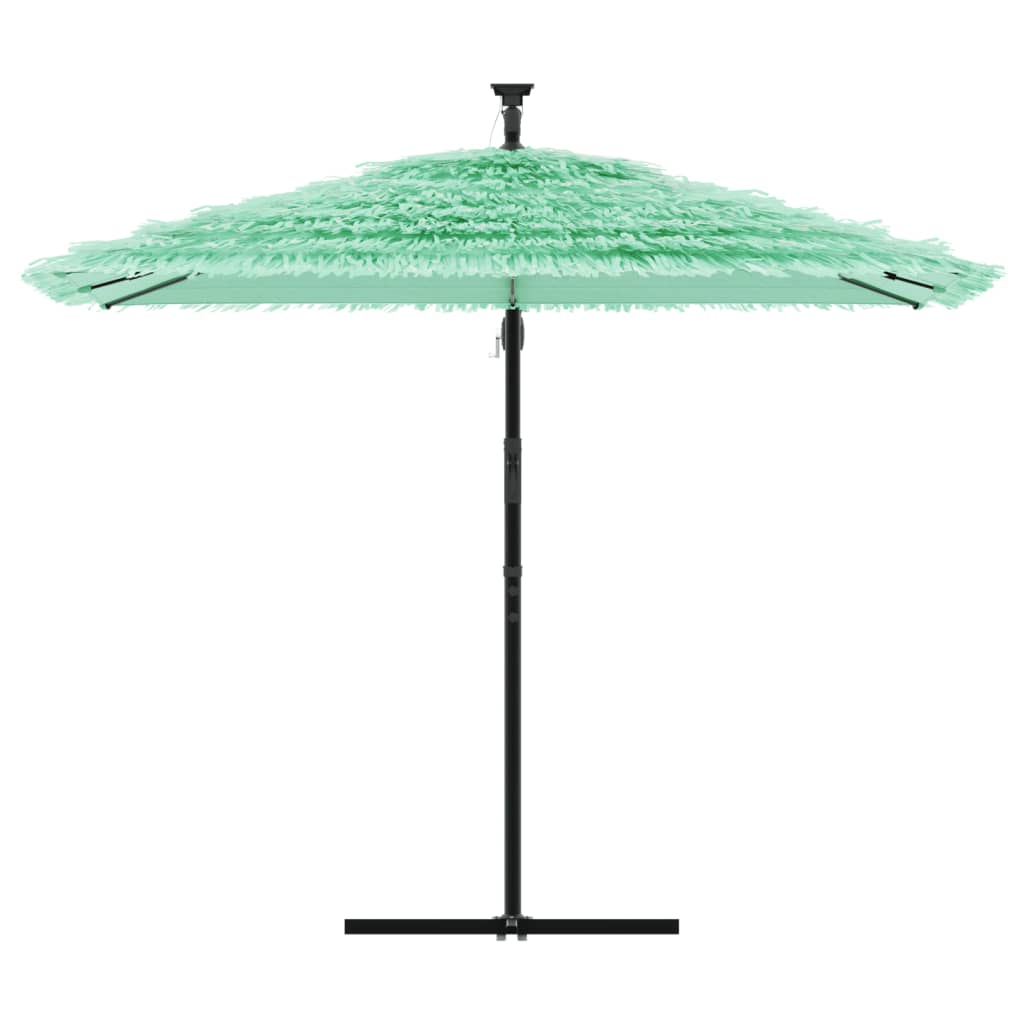Vidaxx Sonnenschirm mit Stahlmast 269x269x235 cm grün