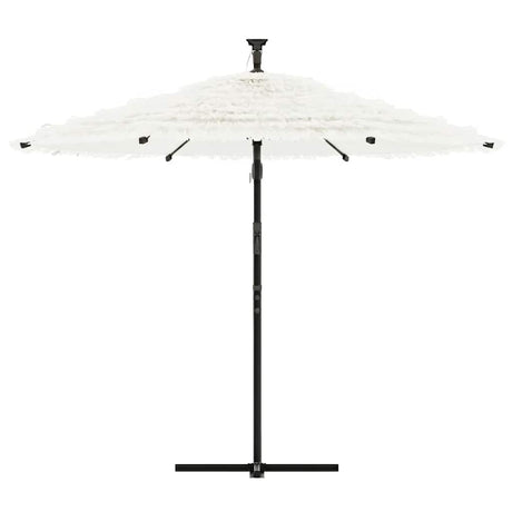 Vidaxx Sonnenschirm mit Stahlmast 269x269x235 cm weiß