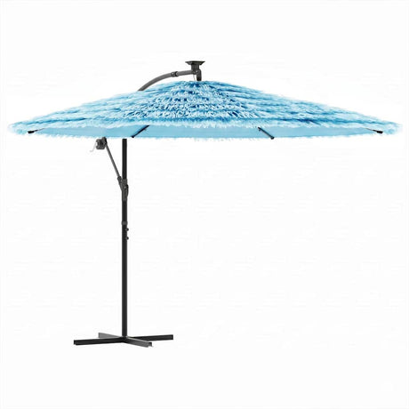 Vidaxx Sonnenschirm mit Stahlmast 290x290x238 cm blau