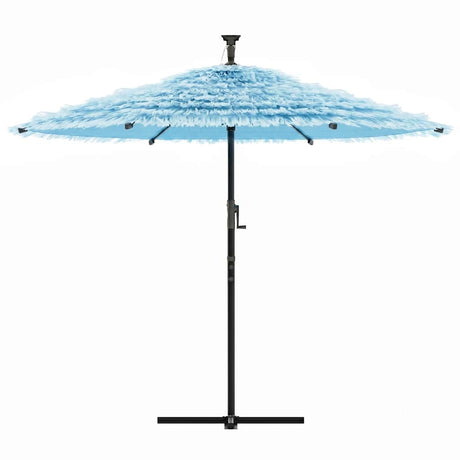 Vidaxx Sonnenschirm mit Stahlmast 290x290x238 cm blau