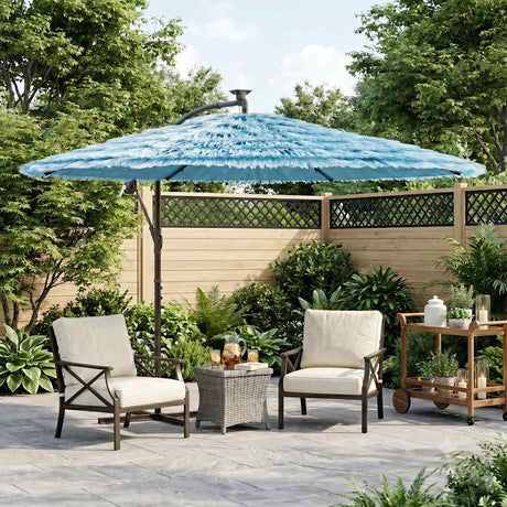 Vidaxx Sonnenschirm mit Stahlmast 290x290x238 cm blau