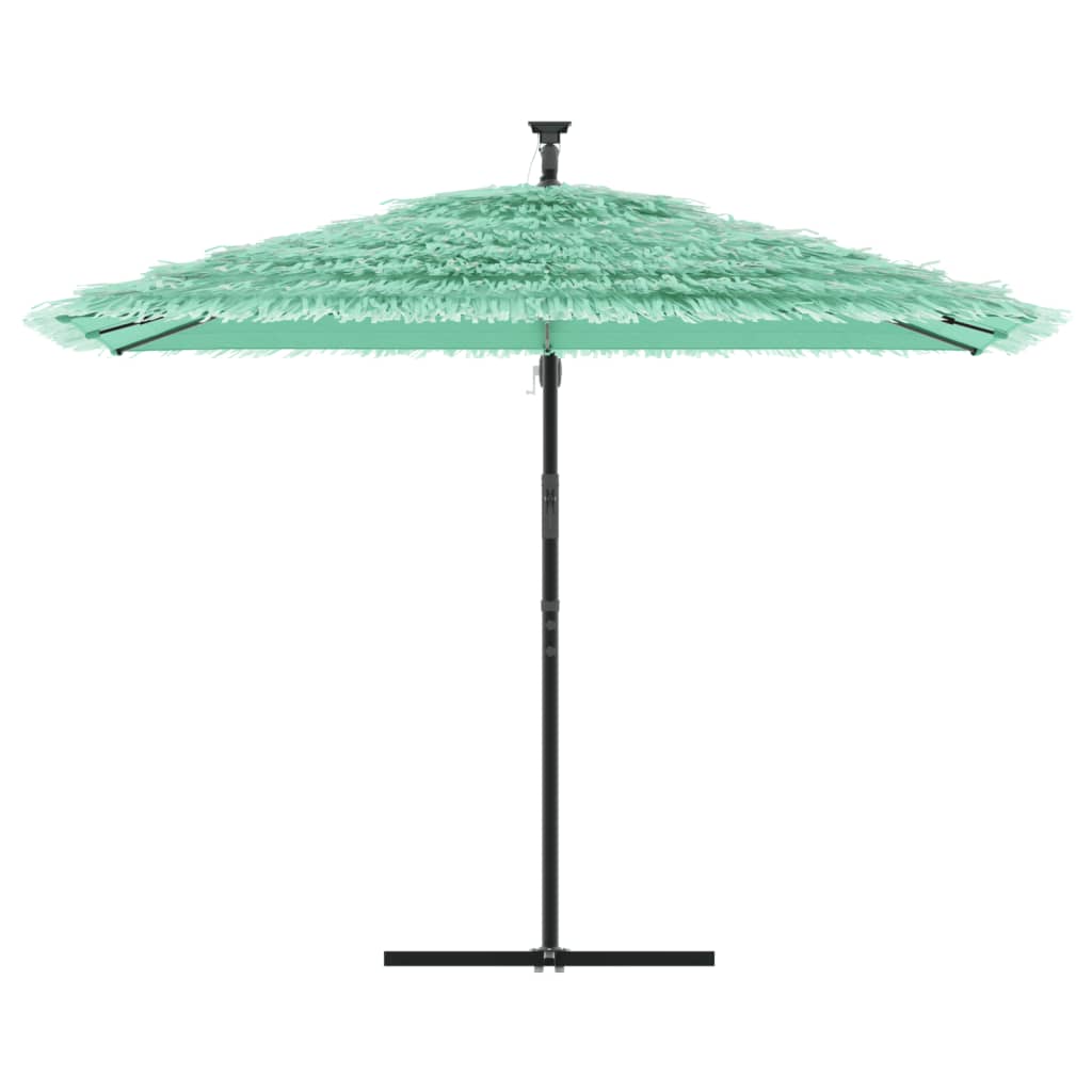 Vidaxl Parasol ze stalowym biegunem 290x290x238 cm zielony