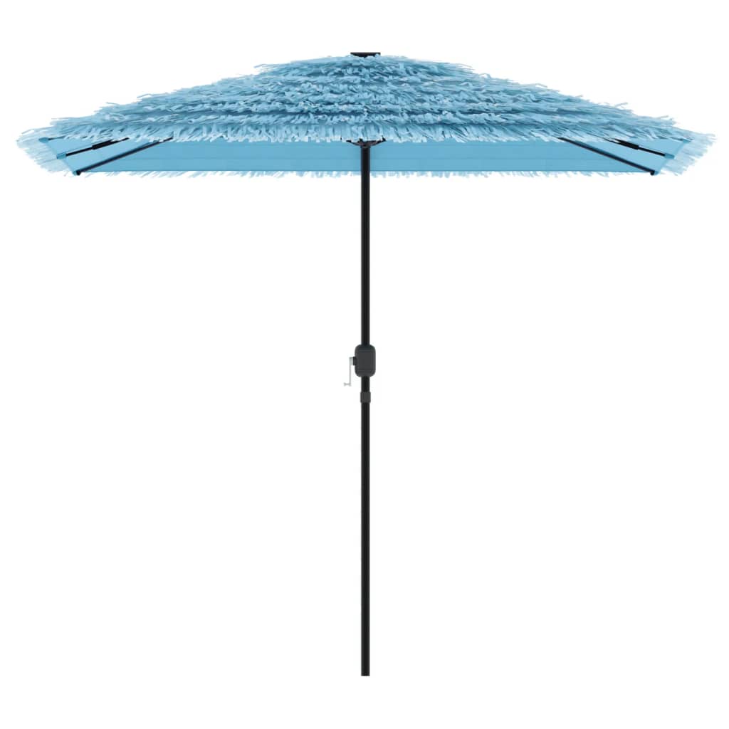 Parasol Vidaxl con poste de acero 248x248x248 cm azul