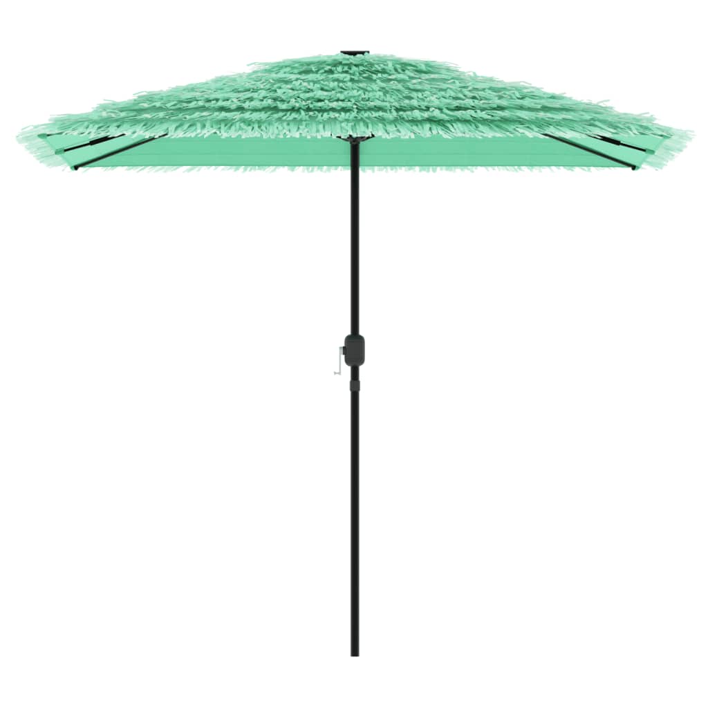 Vidaxl parasol s ocelovým pólem 248x248x248 cm zelená