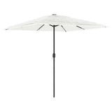 Vidaxx Sonnenschirm mit Stahlmast 248x248x248 cm weiß