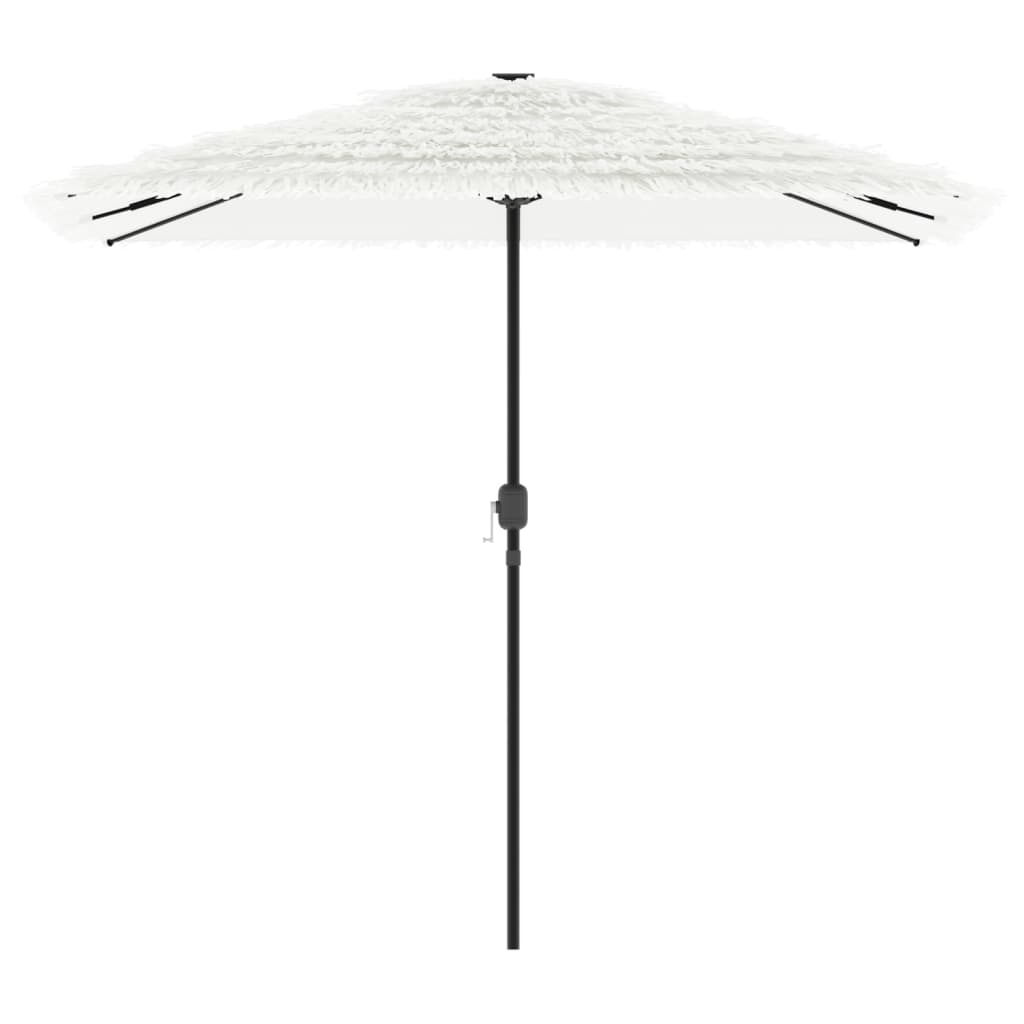 Vidaxl Parasol med stålstang 248x248x248 cm hvid