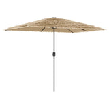 Vidaxl Parasol z jekleno palico 300x200x250 cm rjava