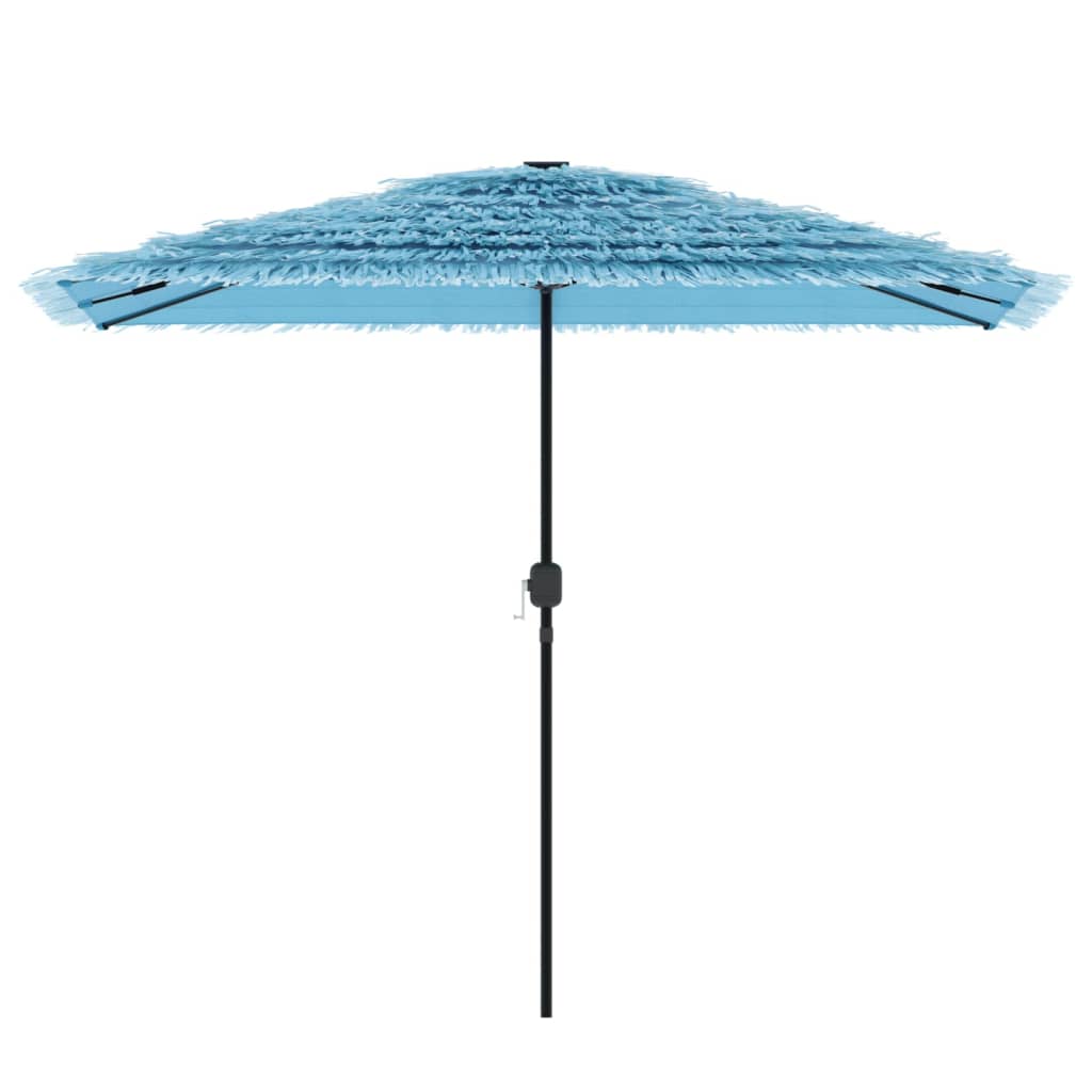 Parasol vidaxl avec poteau en acier 300x200x250 cm bleu