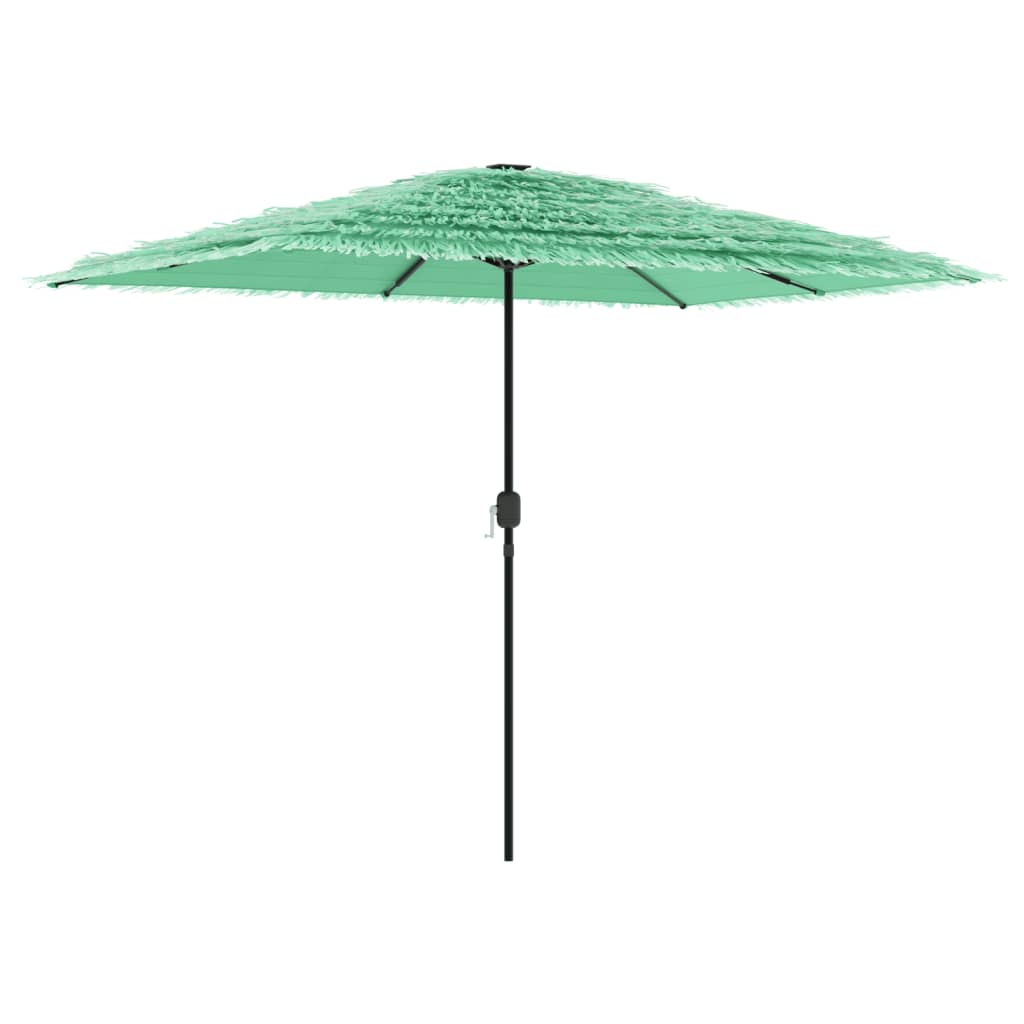 Vidaxl Parasol with steel pole 300x200x250 cm green