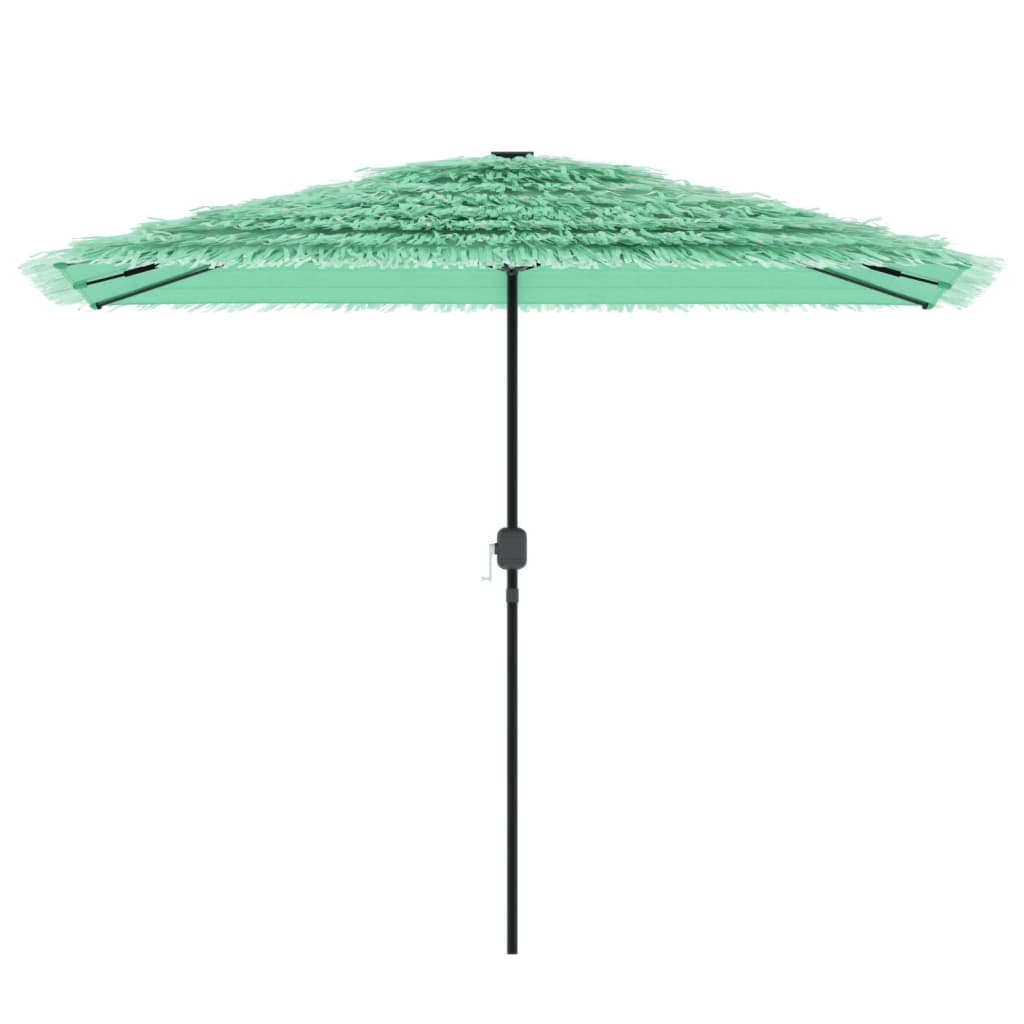 Vidaxl Parasol con polo in acciaio 300x200x250 cm verde