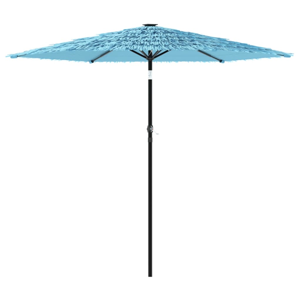 Vidaxl Parasol med stålstang 223x223x213 cm blå