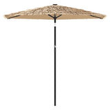Vidaxx Sonnenschirm mit Stahlmast 268x268x226 cm braun