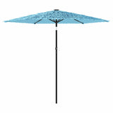 VidaXL Sonnenschirm mit Stahlmast 268x268x226 cm blau