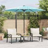 VidaXL Sonnenschirm mit Stahlmast 268x268x226 cm blau