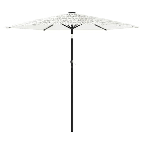 Vidaxx Sonnenschirm mit Stahlmast 268x268x226 cm weiß