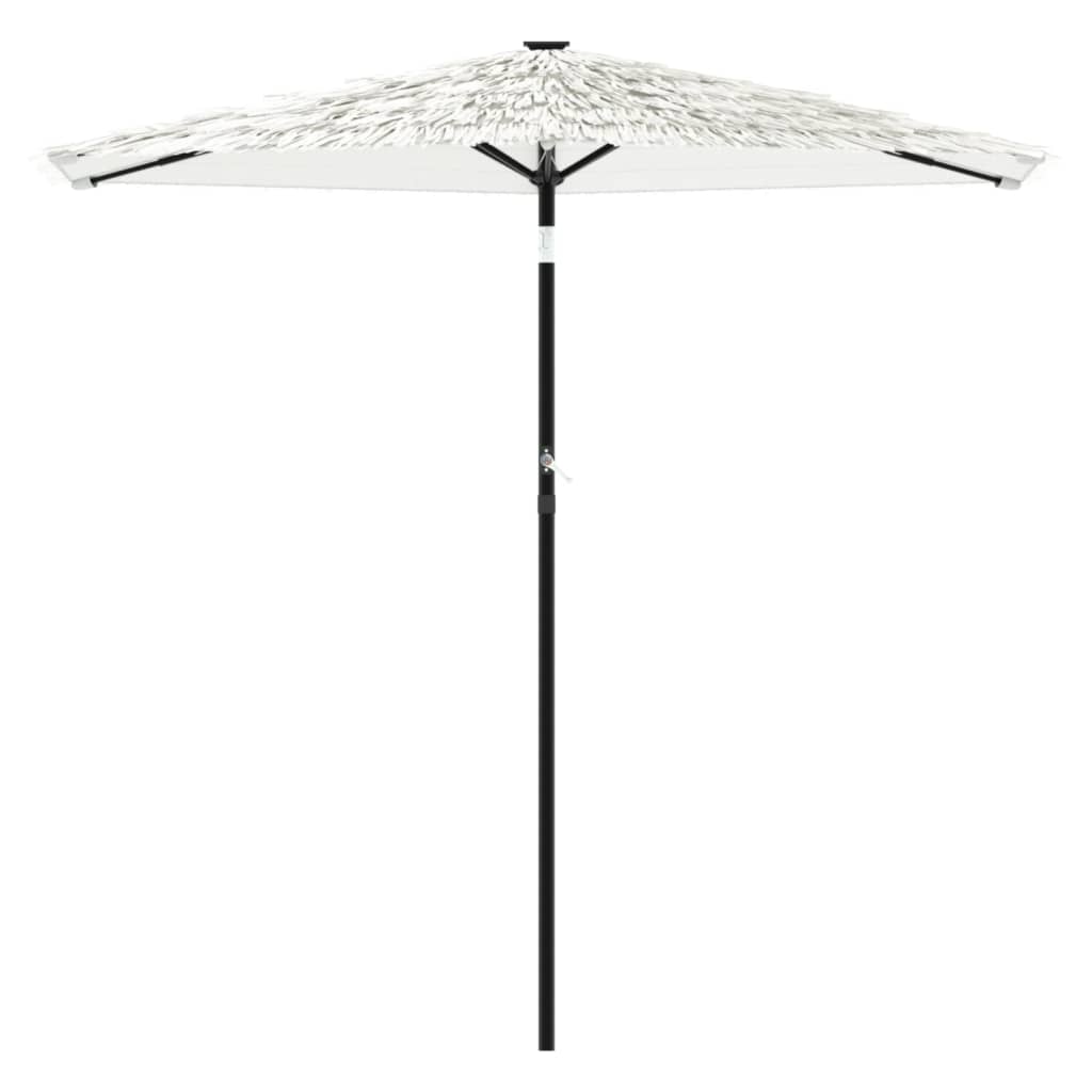 VIDAXL -Parasol mit Stahlpol 268x268x226 cm Weiß