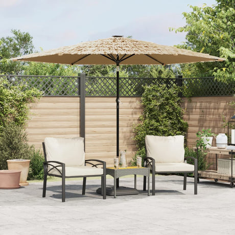 Vidaxx Sonnenschirm mit Stahlmast 288x288x225 cm braun
