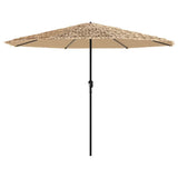 Vidaxx Sonnenschirm mit Stahlmast 324x324x247 cm braun