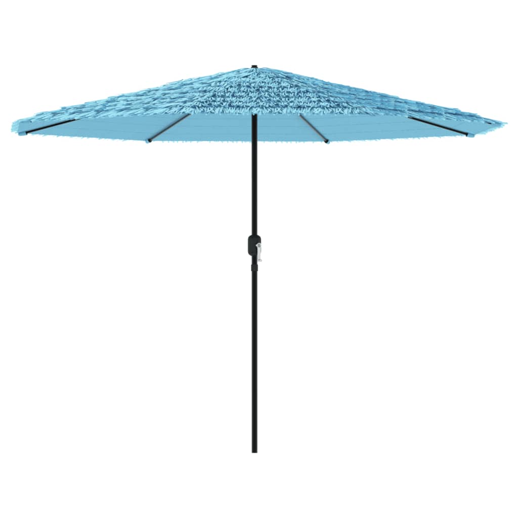 Vidaxl Parasol with steel pole 324x324x247 cm blue