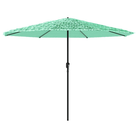 Vidaxx Sonnenschirm mit Stahlmast 324x324x247 cm grün