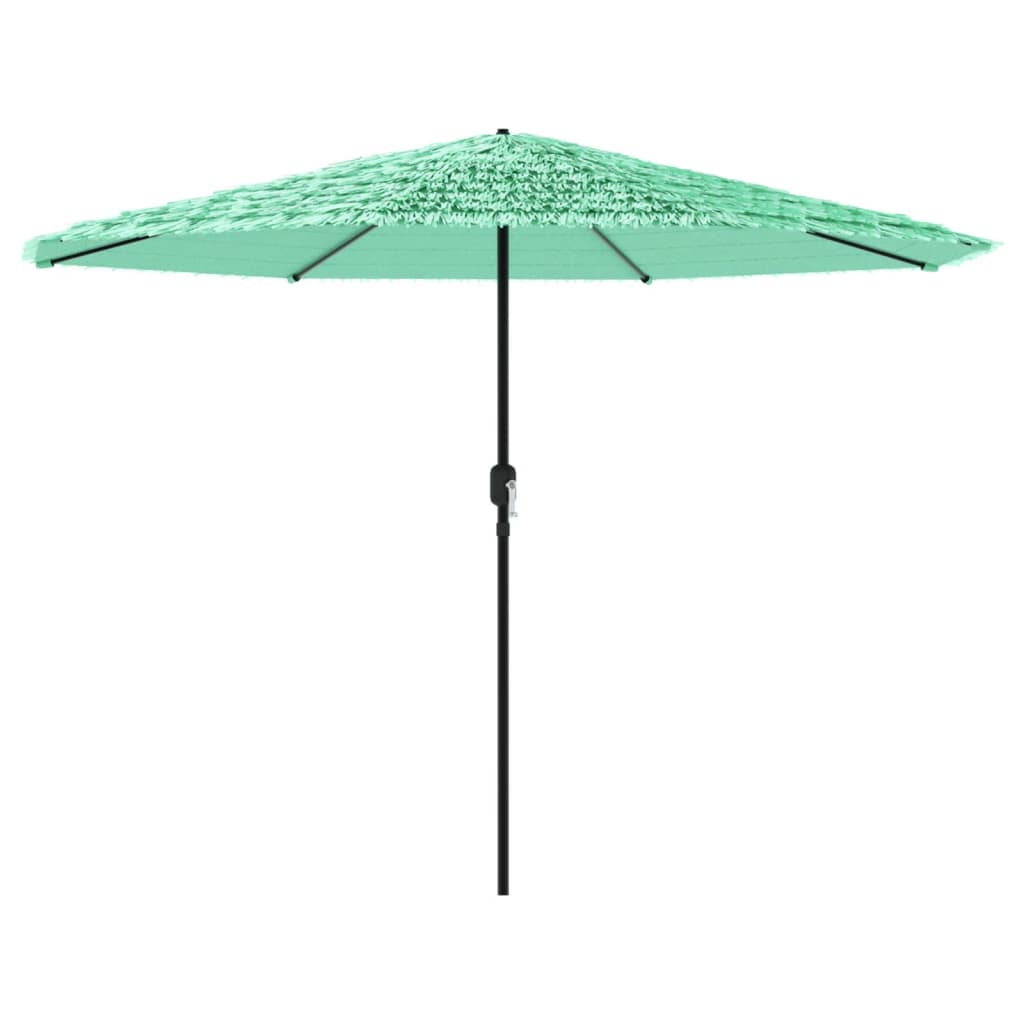 Parasol vidaxl avec poteau en acier 324x324x247 cm vert